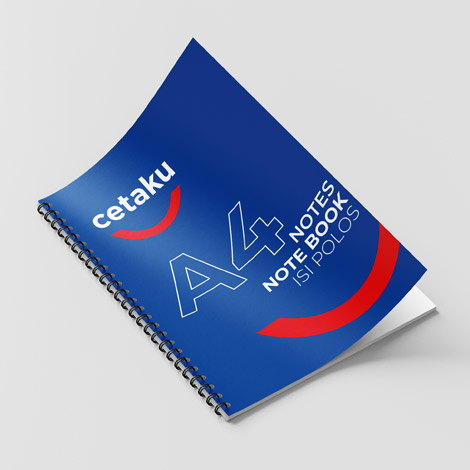 Notes Spiral ukuran besar A4