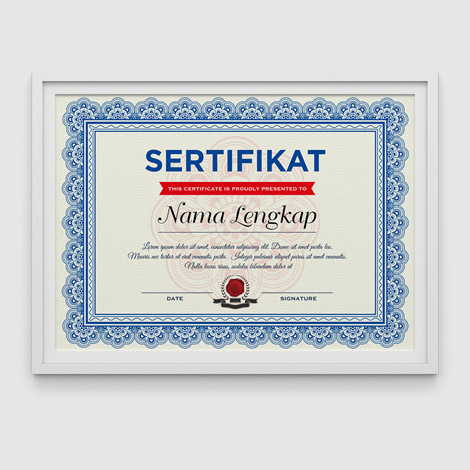 Serifikat Ekonomis Uk. A4