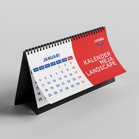 Kalender Meja 13 Lbr (24 Hlm) Uk. A5